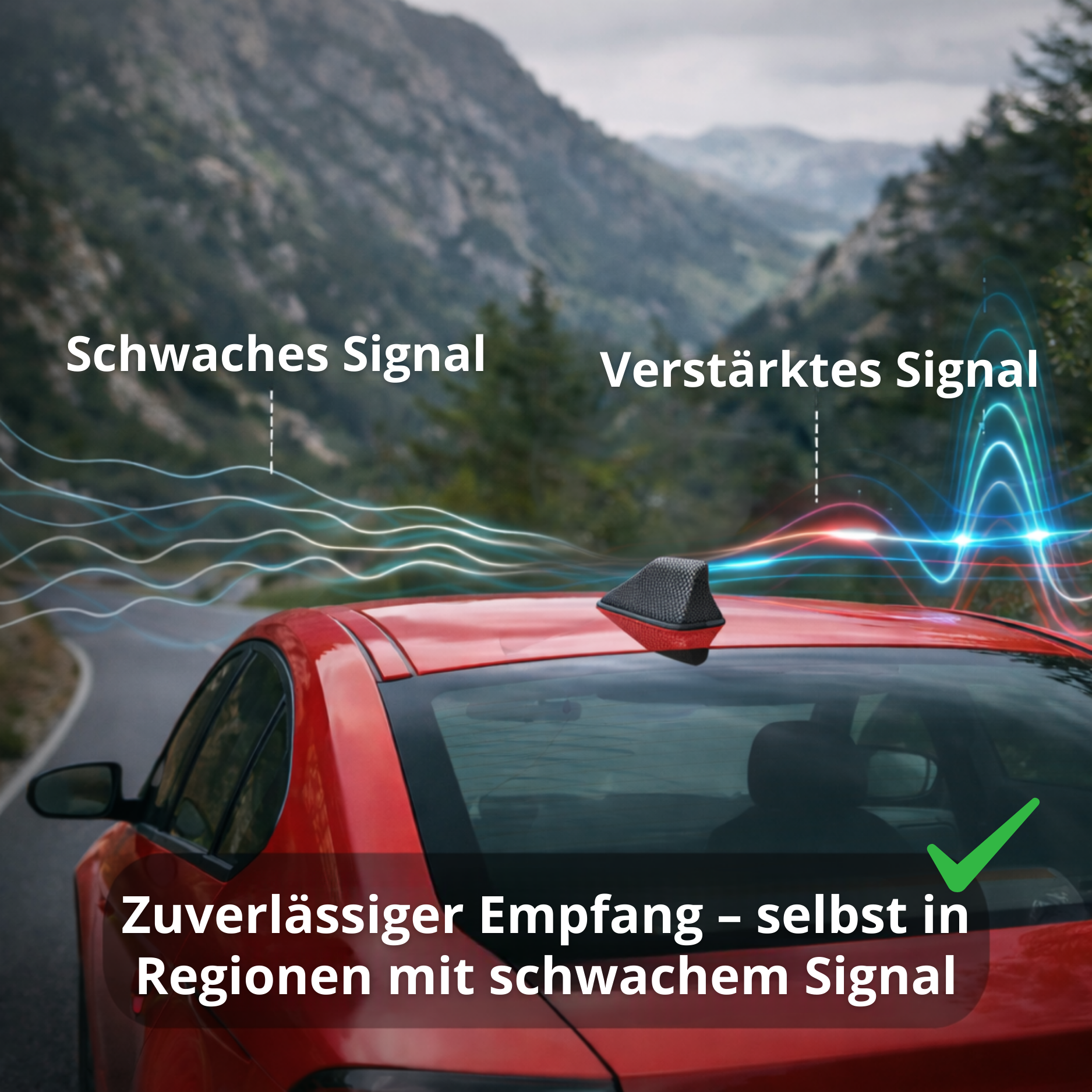 Shark Auto-Antennenverstärker – Für klaren und starken Radioempfang