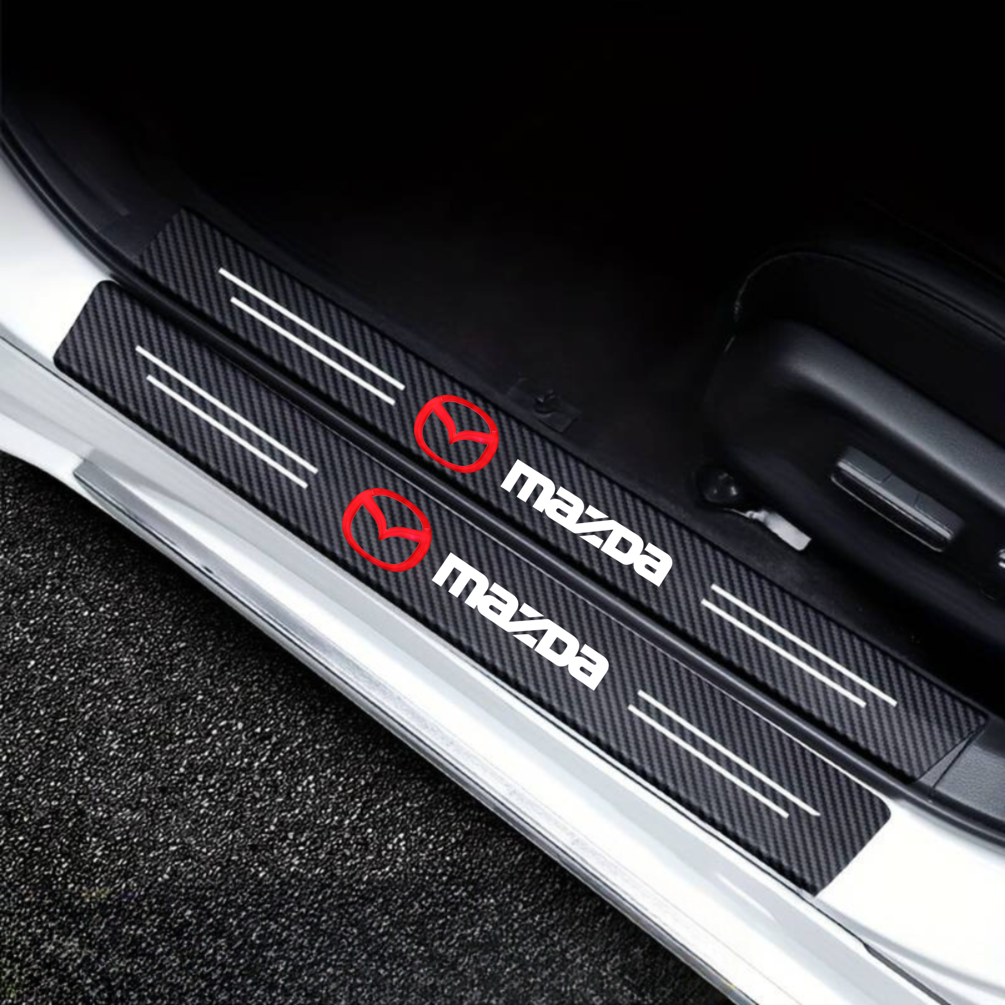 CarbonGrip PRO | Personalisierte Einstiegsleisten-Schutzfolien