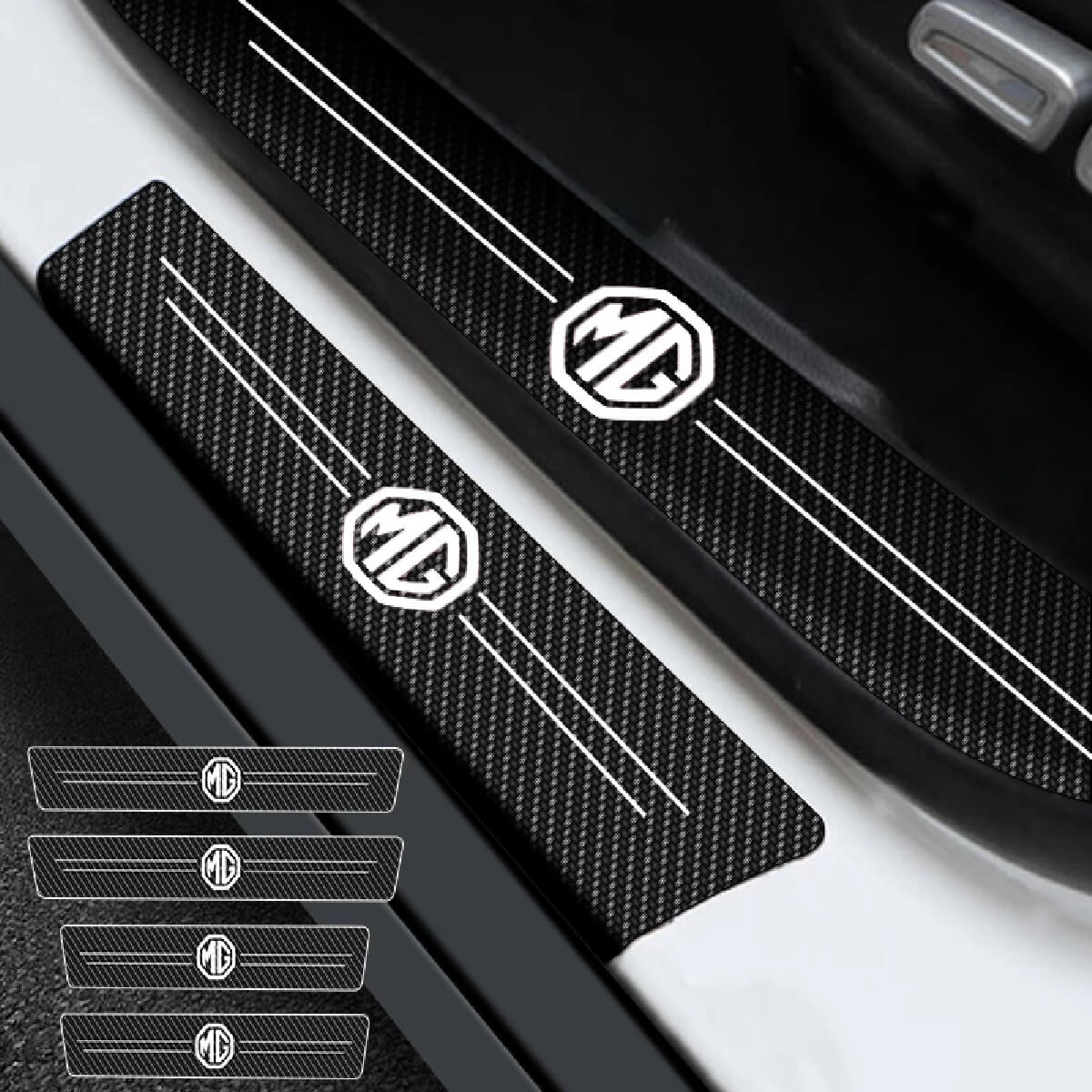 CarbonGrip PRO | Personalisierte Aufkleber für Türschweller